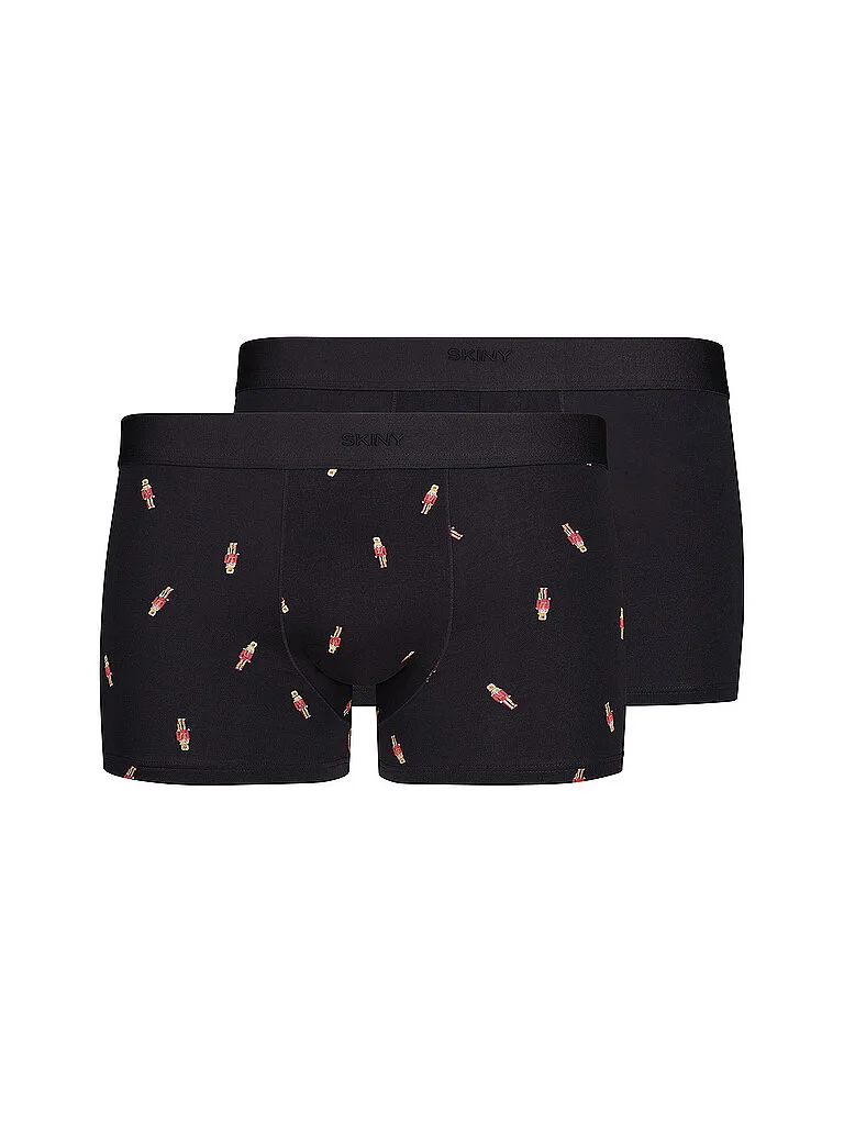 Pants 2er Pkg. COTTON MULTIPACK nutcrackers selection schwarz S herren - Skiny - FashionsVida