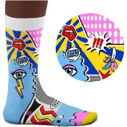 Calcetines de mujer Art pop art de algodón