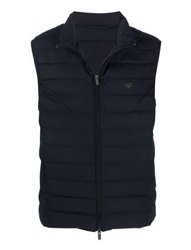 Gilet in piumino logato