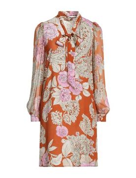 Mini-Kleid Damen Braun 32,34,36,38,40 Damen