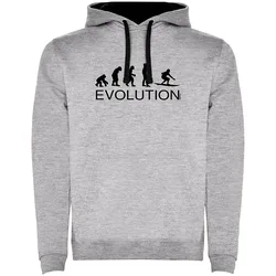 Sweat à Capuche Evolution Surf Two-colour Heather Grey / Black L