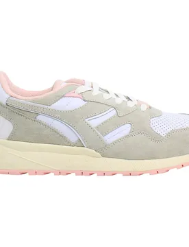Lc23 N9002 Mens White/pink Trainers - Size Uk 9 - Diadora - FashionsVida