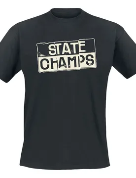 T-Shirt - S - für Männer - Größe S - schwarz - EMP exklusives Merchandise! - Männer - male - State Champs - FashionsVida
