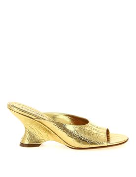 Sabot con zeppa curva