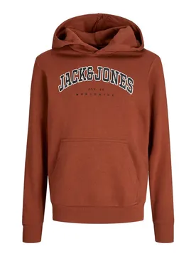 Felpa Con Cappuccio Caleb Varsity Burnt Henna 12 Anni