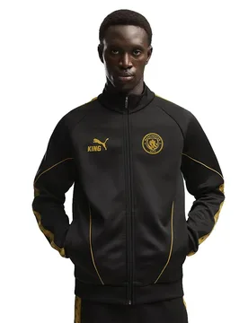 Veste Manchester City Fc King Anthem Black / Archive Gold S Homme - Puma - FashionsVida