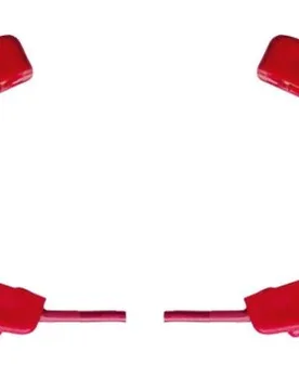 AKO Zaunverbindungskabel mit 2 Krokodilklemme rot, 60cm - AKO Weidezaun - FashionsVida