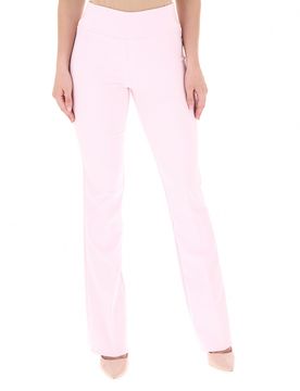 Pantalone flare ROSA CHIARO L