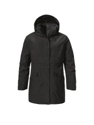 SCHÖFFEL Damen Winterparka Malkay Hoodie schwarz 40 W
