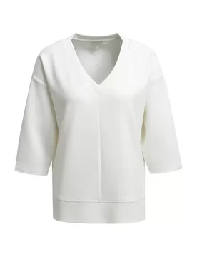 V-NECK SWEATSHIRT 3/4 SLEEVE AE SLI female - XL - FashionsVida