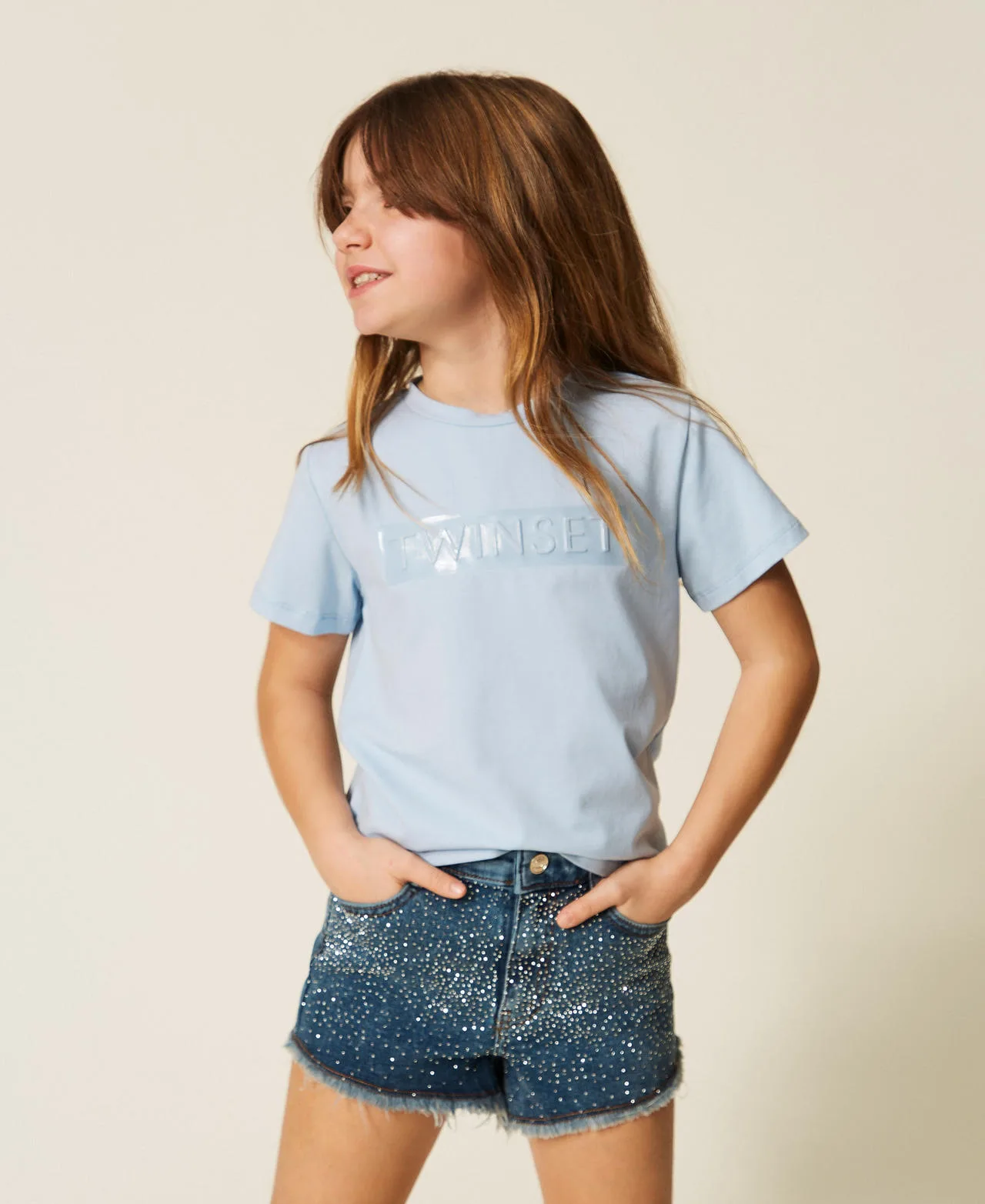 T-shirt regular avec imprimé glossy - TWINSET - FashionsVida