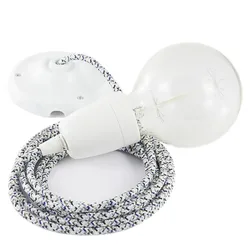 Cables Suspension Luminaire Rx04 Pixel Diy 2 M Ice / White One Size