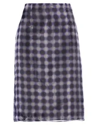 Falda midi Mujer Morado 36 Mujer