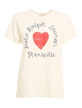 T-shirt con ricamo logo