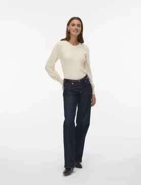 VMNEW HOLLY L O-NECK PULLOVER BOO female - S - FashionsVida