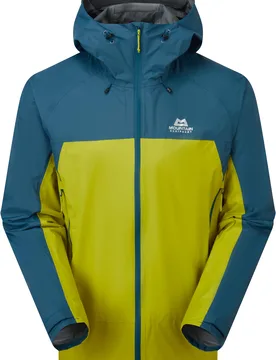 Veste d'alpinisme imperméable et coupe-vent - Raintower M Jacket Vine/Majolica en Nylon - Taille M - Jaune - Mountain equipment - FashionsVida