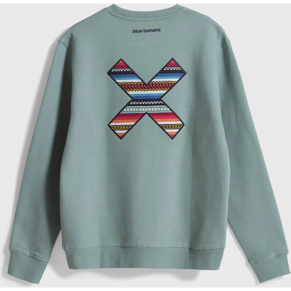 Sudadera de hombre classic menta - Blue Banana - FashionsVida