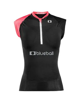 Maglietta Senza Maniche Running Black & Pink - Blueball Sport - FashionsVida