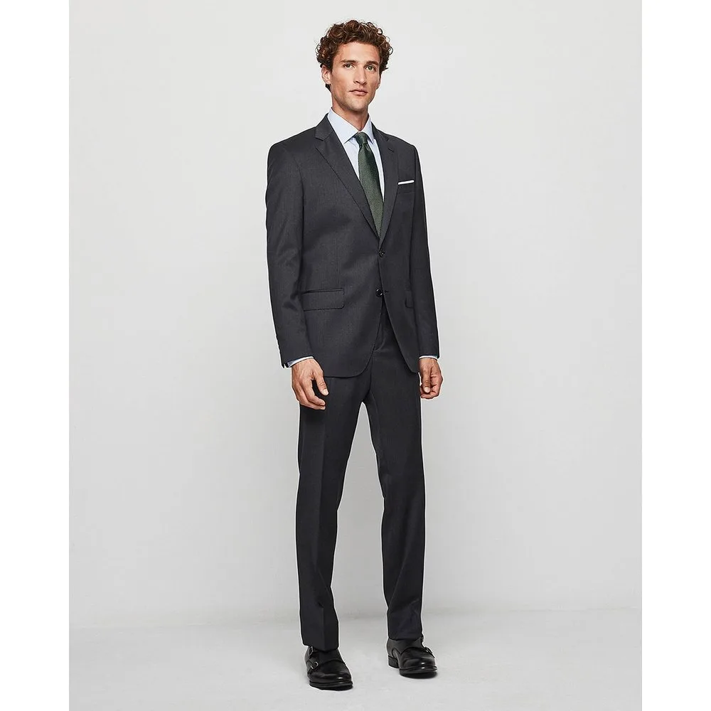 Traje hombre regular travelsuit liso lana - Mirto - FashionsVida