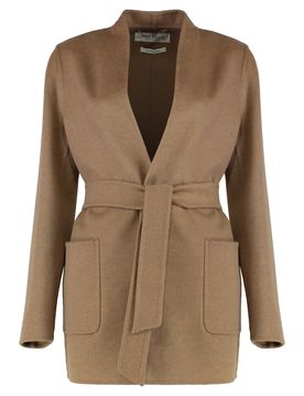Harold Camel Hair Wrap Coat