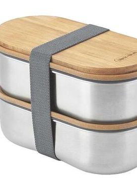 Lunchbox Lunchbox Bento 2 Compartiments Acier Inoxydable Einheitsgrösse