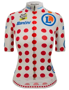 Maillot à Manches Courtes Tour De France Avec Zwift Polka Dot 2025