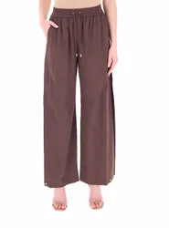 Pantalone wide leg SPORT MARRONE S