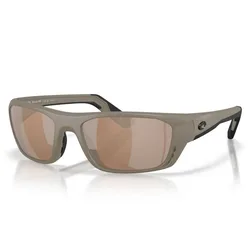 Whitetip Pro Polarized Sunglasses Matte Sand Copper Silver Mirror 580G/CAT3 Men