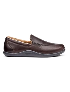 Relax Men's Regular Fit Leather Slipper - - Size: 10 - Hotter - FashionsVida