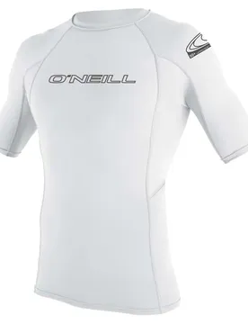 Rash Guard Manches Courtes Basic Skins Crew S/s White XS Homme