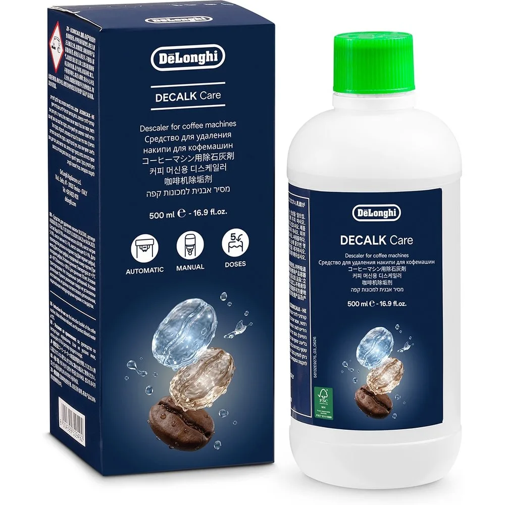 Descalcificador Decalk Care DLSC500 para cafeteras 500 ml - De'Longhi - FashionsVida