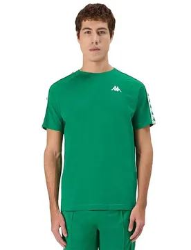 T-shirt à Manches Courtes Coen Slim 222 Banda Green Tee / White L