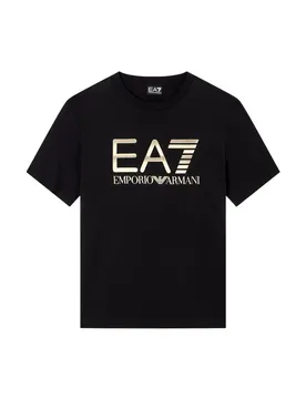 Ea7 Herren T-Shirt Schwarz 504199