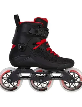Patins En Ligne Black Fire 110 Black / Red EU 42 Homme - Powerslide - FashionsVida