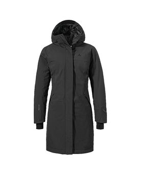 Manteau d'hiver Style Gregale à capuche noir 40