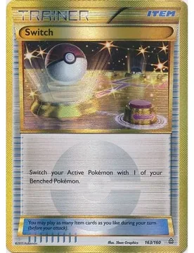 Pokemon XY Primal Clash 163/160 Switch (Secret Rare) - Pokémon - FashionsVida