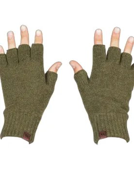 Reithandschuhe mit halb Fingern Vide - Vert - unisex - Size: L/XL