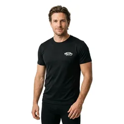 T-shirt à Manches Courtes Double Standard Black / White XL