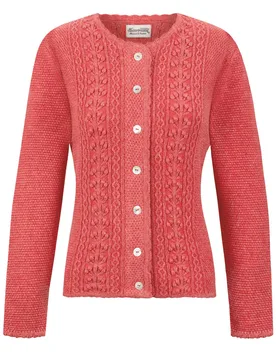 Trachtenstrickjacke Mabella (apricot, Gr. 48) von Heimatgwand für Damen, Oberteile, 80% Wolle, 20% Polyamid - Stockerpoint - FashionsVida