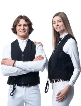 AIRBAG Sicherheitsweste black XS Slim Fit - Freejump - FashionsVida