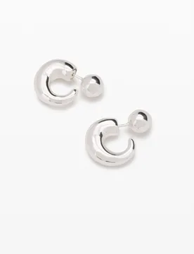 Boucles d'oreilles anneau zalio BLACK U female - Desigual - FashionsVida
