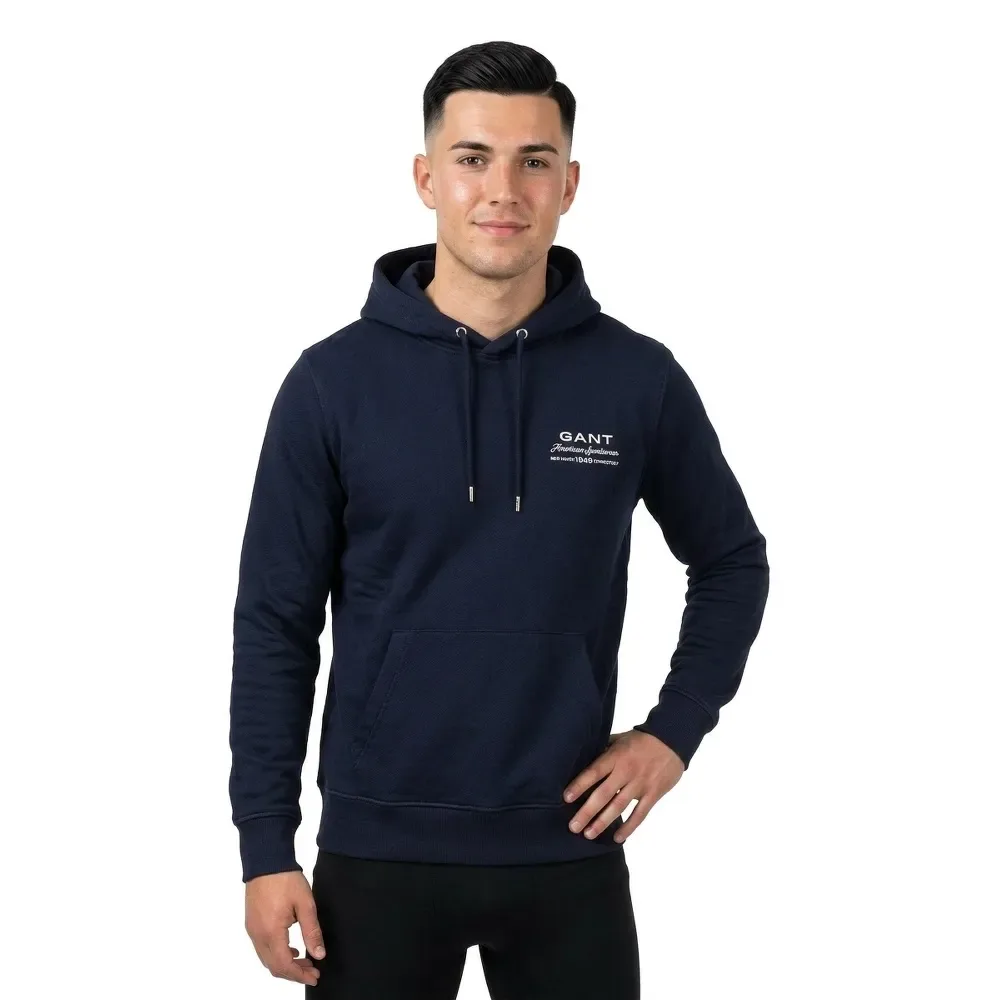 Sweat à Capuche 2067121 Evening Blue L - Gant - FashionsVida