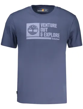Herren Kurzarm-T-Shirt Blau TB0A4275_BLEYO