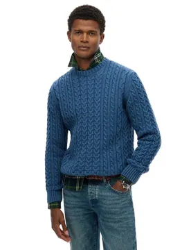 Maglione Jacob Cable Coast Blue L