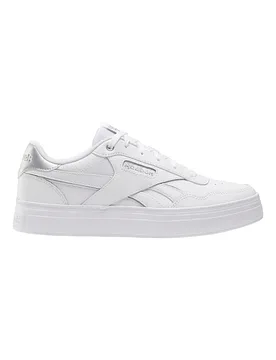 Sneakers Bianche con Tomaia in Pelle Court Advance Bold 36 - Reebok - FashionsVida