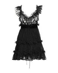 Minivestido Mujer Negro 36 Mujer