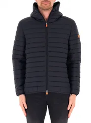 Piumino con cappuccio NERO XL