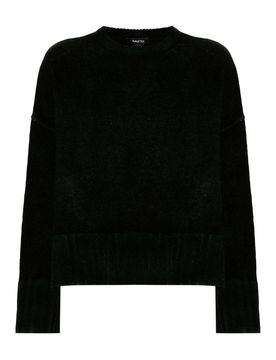 Maglione Girocollo In Misto Lana E Cashmere