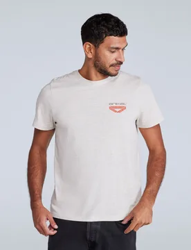 Jacob' Mens Cotton T-Shirt Comfy Beach Summer Casual Tee Ecru - Size X-Small - Mountain Warehouse - FashionsVida
