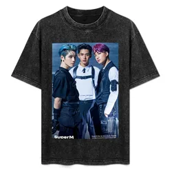 SUPERM JOPPING TAEYONG KAI LUCAS T-Shirt Lightweight Sport Basic T-Shirt